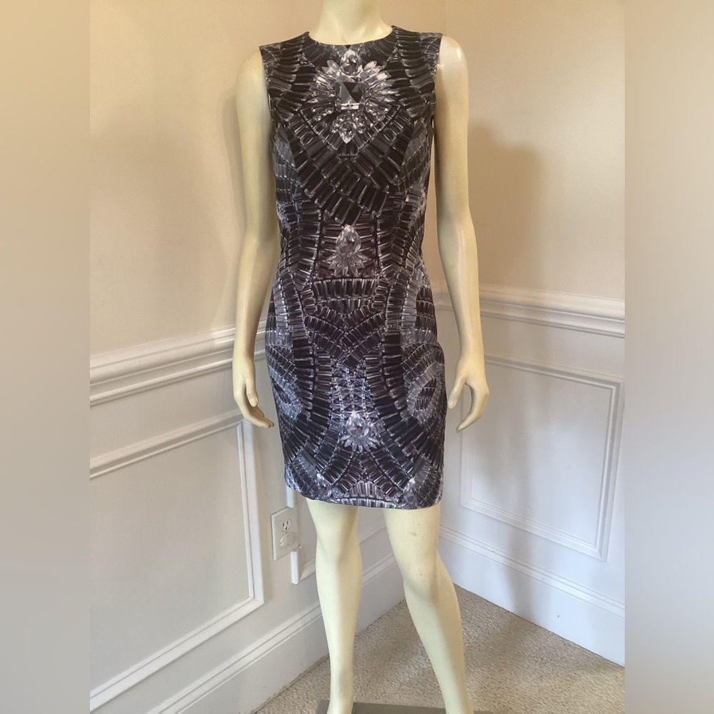 H & M WN SZ 6 Pencil Dress B&W NWT